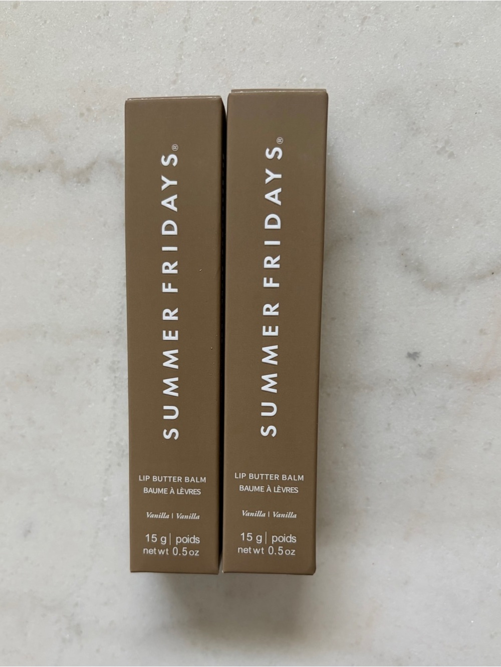 NWT Summer Fridays Vanilla Lip Butter Balm in Vanilla - 2 PACK